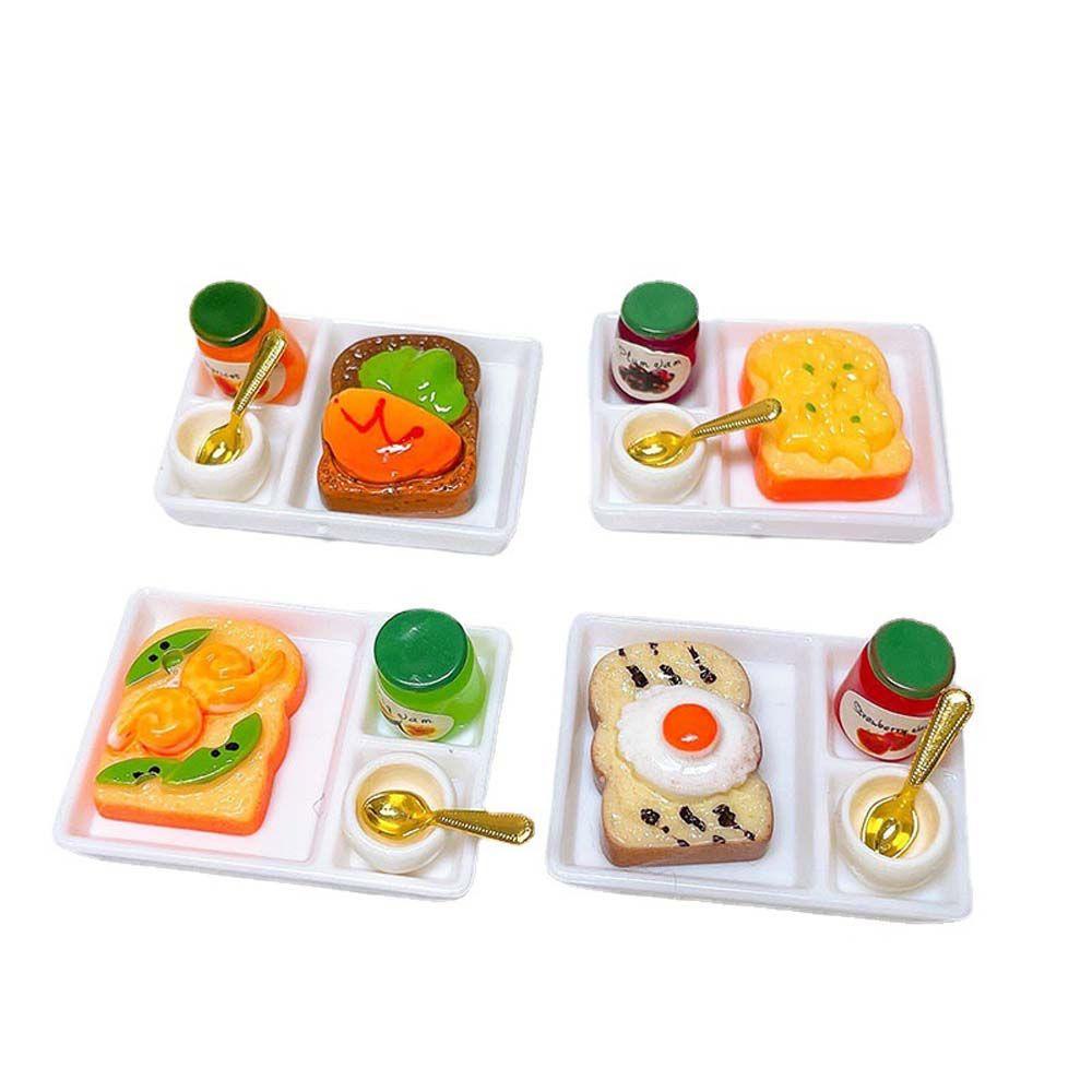 CLEOES Mô Hình Bữa Ăn Sáng Mini Cho Nhà Búp Bê