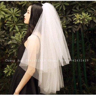 mạng che mặt cô dâu nhiêu lớp