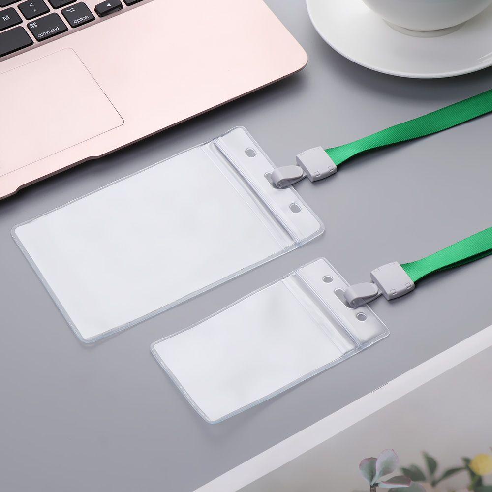 UUMIR Bao Đựng Thẻ ID 2 Mặt Bằng Nhựa Mềm Chống Nước