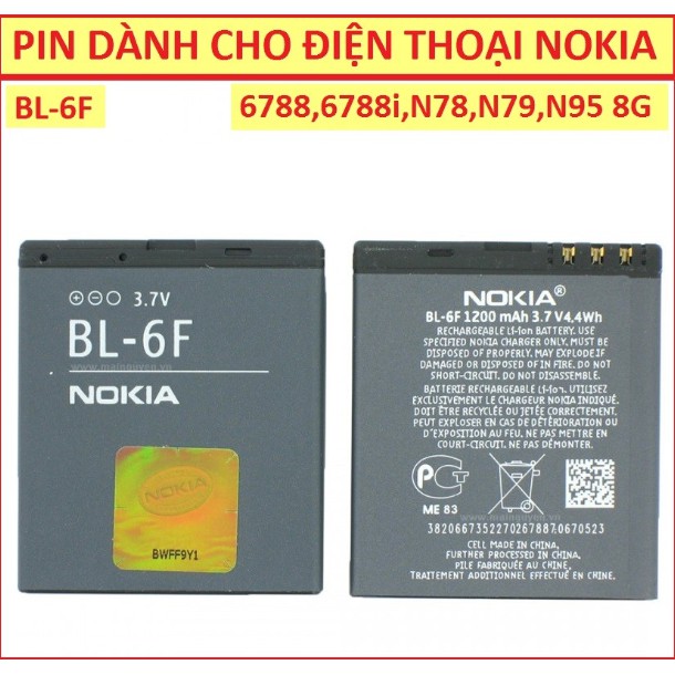 Pin Nokia BL-6F Xịn