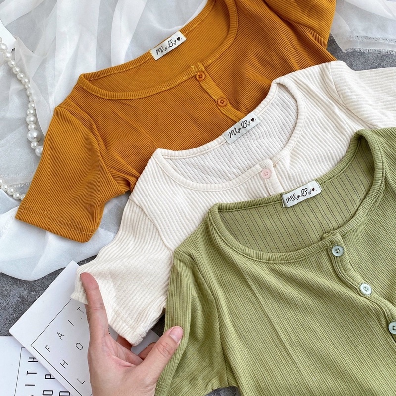 ÁO CROP TOP MÀU XINH XỈU LUÔN