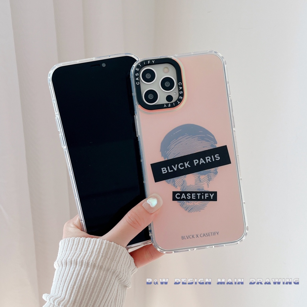 Ốp Điện Thoại Acrylic Trong Suốt Hình Đầu Lâu / Hoa Hồng / Da Rắn Thời Trang Cho iPhone 14 13 12 11 Pro MAX 14Plus IX XS MAX XR 7Plus 8Plus