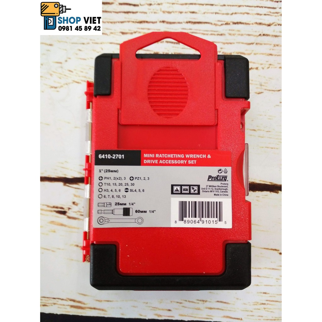 SV Bộ các chi tiết vặn vít, ốc cao cấp Protorq