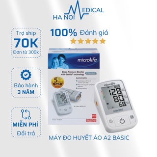 Máy đo huyết áp Bắp tay Microlife BP A2 Basic - CHÍNH HÃNG