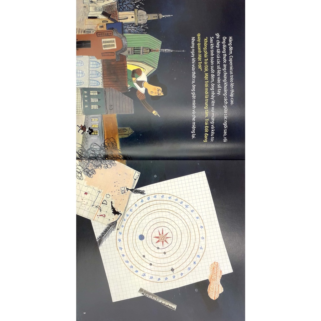 Sách - Trái Đất Trong Mắt Của Copernicus, Galilei Và Newton - Tuyển Tập Truyện Tranh Danh Nhân Thế Giới