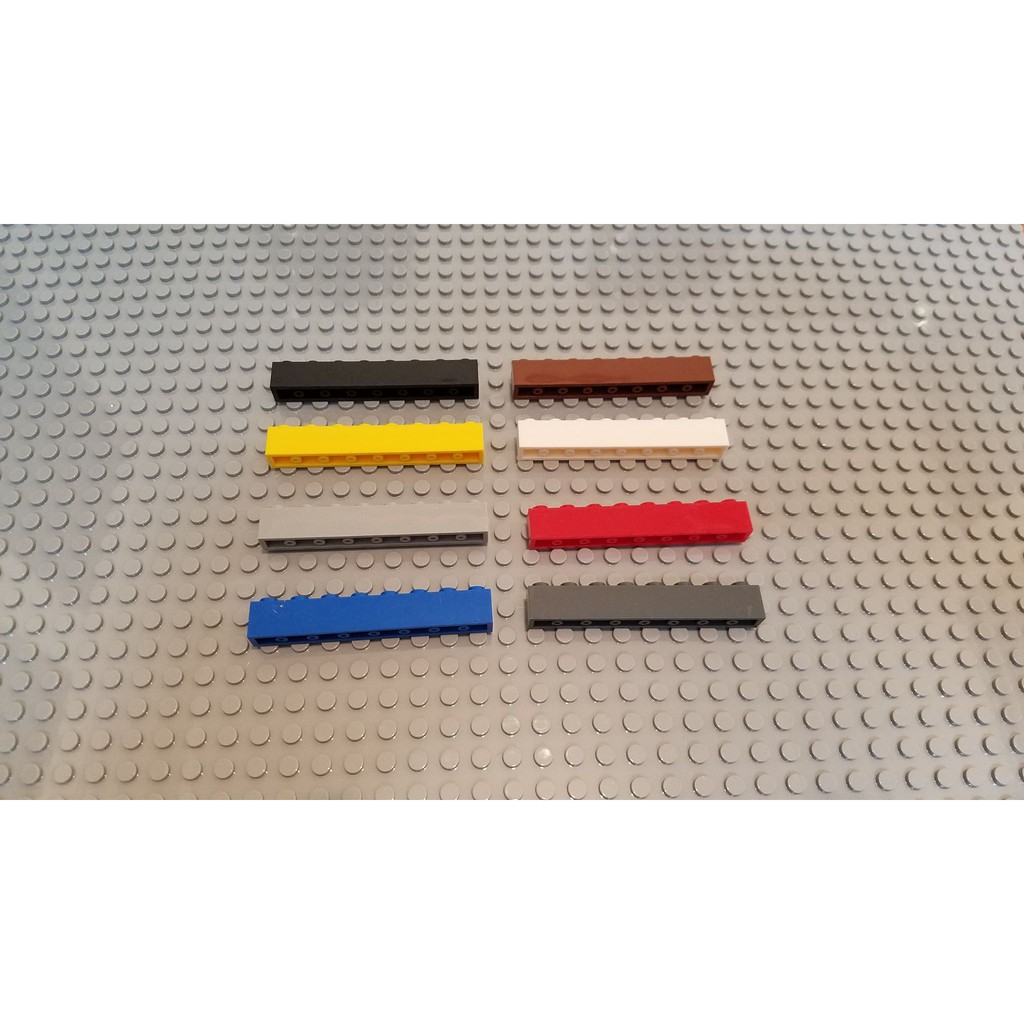 Lego gạch cơ bản  part 1x8 cao ( 10v )