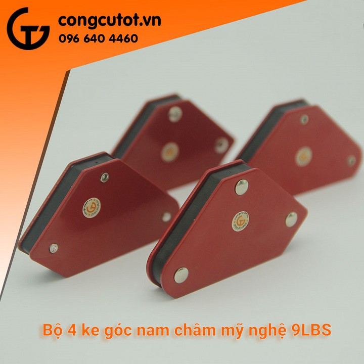 Ke góc nam châm mỹ nghệ 9LBS bộ 4