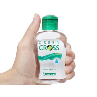 Nước rửa tay khô Green cross hương dưa táo / trà xanh 100ml