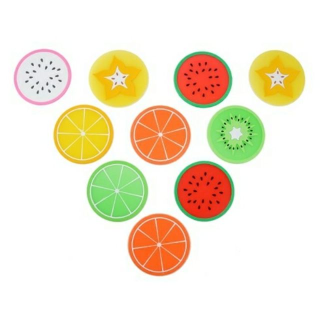 Miếng lót ly hình trái cây