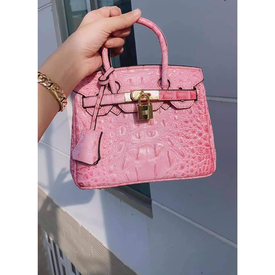 Túi HM size 25 màu hồng