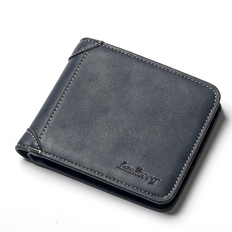 Wemitom Vintage Men Leather Brand Luxury Wallet Leather Short Slim Male Ví tín dụng Chủ thẻ tín dụng Coin Pocket