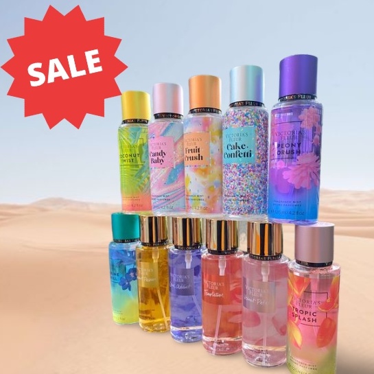 Xịt thơm body mist VICTORIA, nước hoa toàn thân 125ml MC0