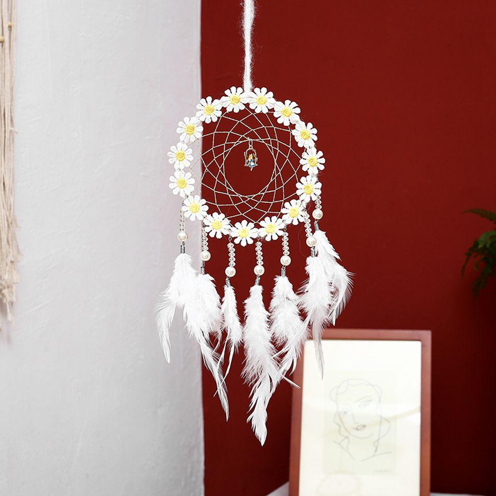 Vòng Bắt Giấc Mơ Có Đèn Trang Trí Xe Hơi / Làm Quà Valentine REBUY1