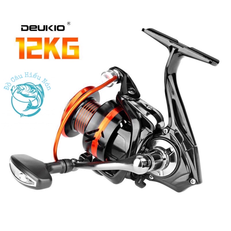 Máy câu cá Deukio CK kim loại tải cá khoẻ dùng cho câu lục câu lure và lăng xê