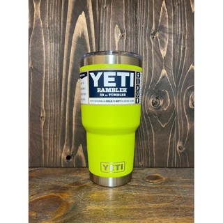 [AUT] Ly Giữ Nhiệt YETI Màu Chartreuse 30oz Cao Cấp (900ml) - Stainless Steel/Thép Không Gỉ - HÀNG CHUẨN AUTH
