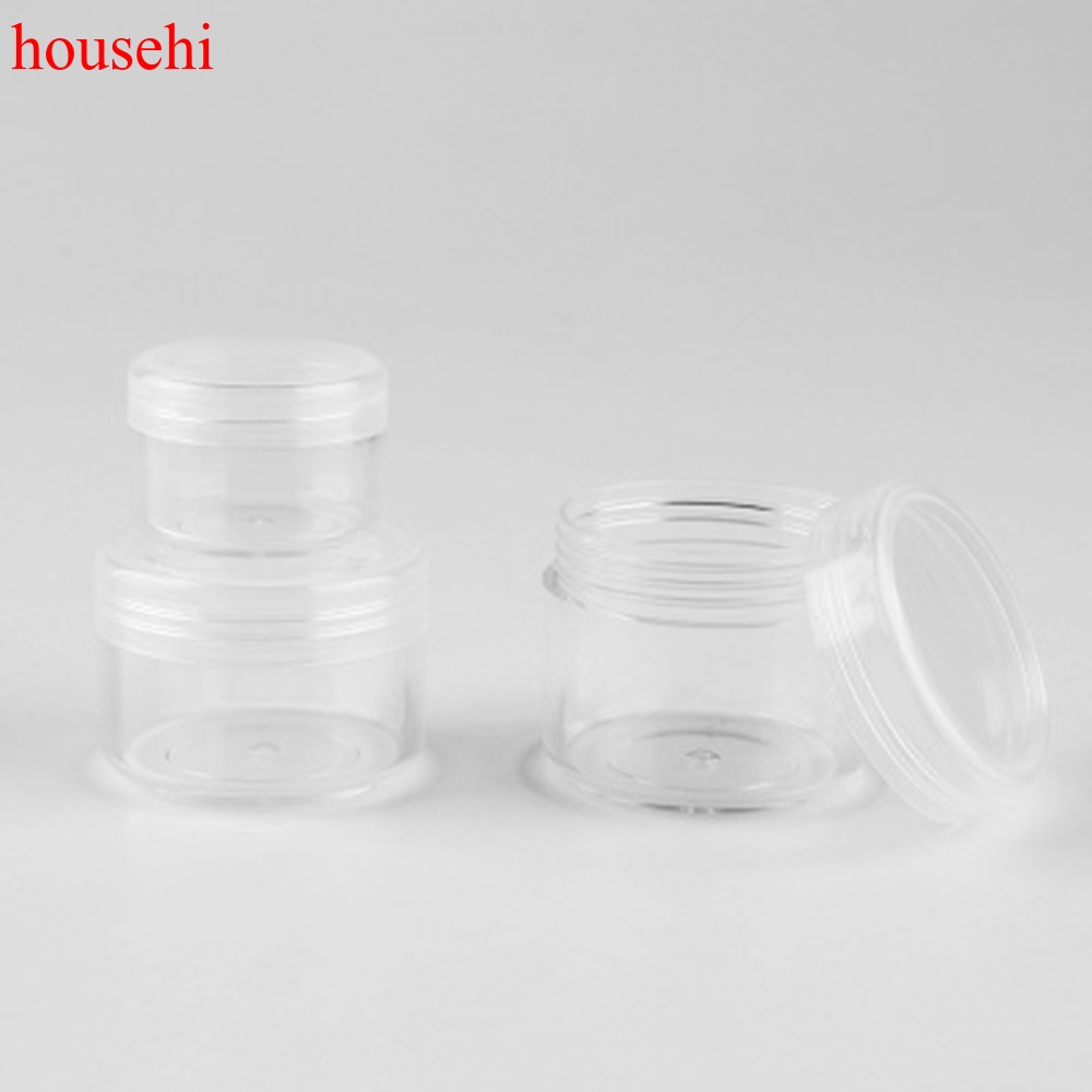 Lọ nhựa trong suốt để đựng mỹ phẩm đi du lịch tiện lợi cỡ 3g/ 5g/ 10g/ 15g/ 20g