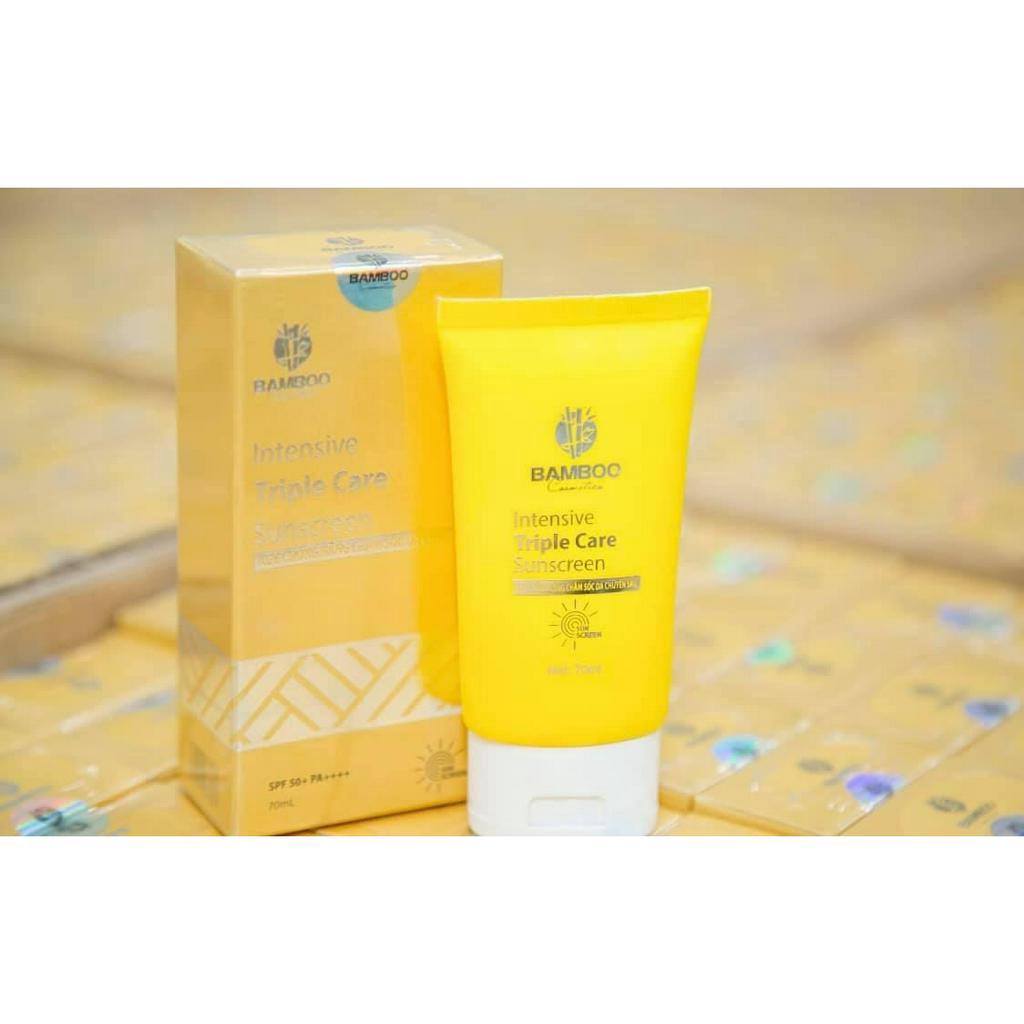 Kem chống nắng Bamboo Intensive Triple Care Suncreen tuýp 70ml