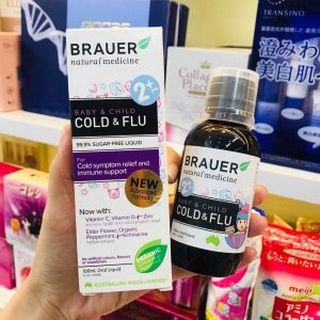 Siro brauer úc cold and flu 100ml