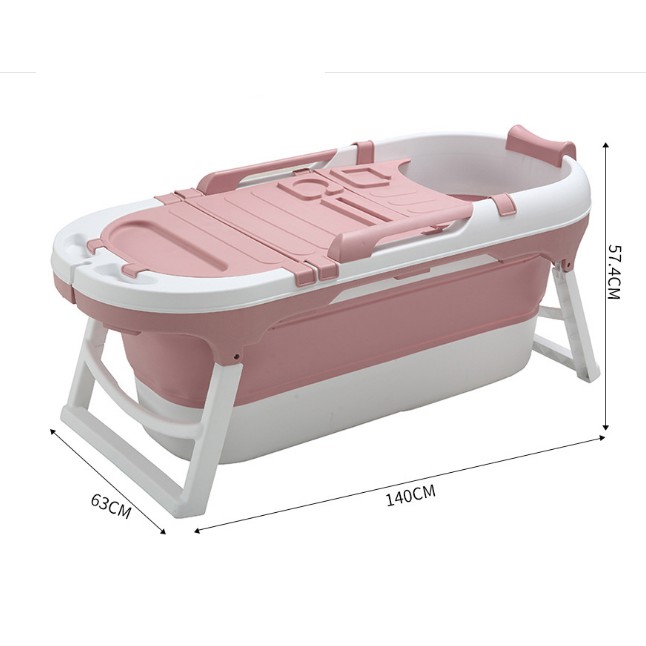 Bồn tắm gấp gọn cho người lớn size siêu to 1.58m