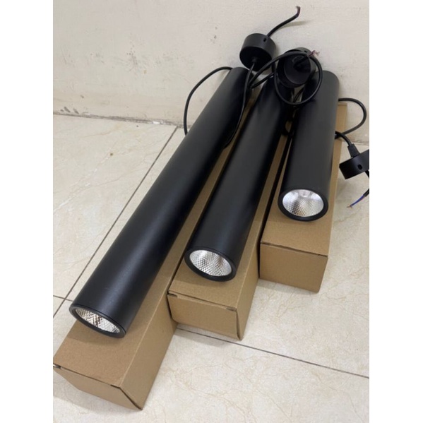 Đèn rọi thả trần ống bơ công suất 20w ánh sáng vàng - Đèn led rọi trang trí quầy bar, cửa hàng, decor phòng ăn