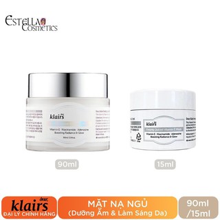 🛑🛑 [Hàng Tốt] Mặt Nạ Ngủ & Kem Dưỡng Ẩm Sáng Da Klairs Freshly Juiced Vitamin E Mask (15ml, 90ml)