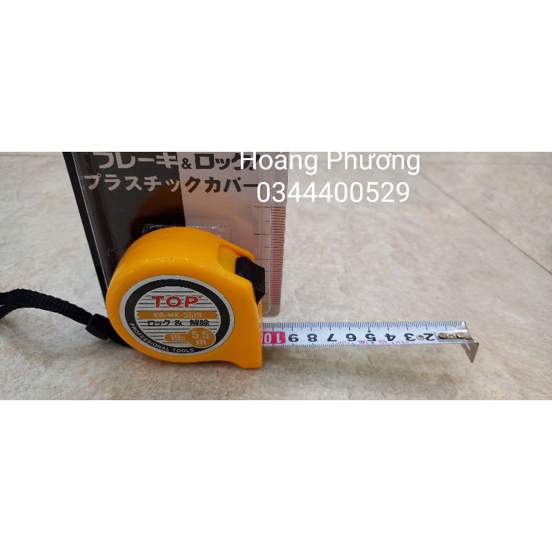 THƯỚC RÚT NHẬT 5M CAO CẤP 5.5M X 19MM TOP PROMART MK-5519