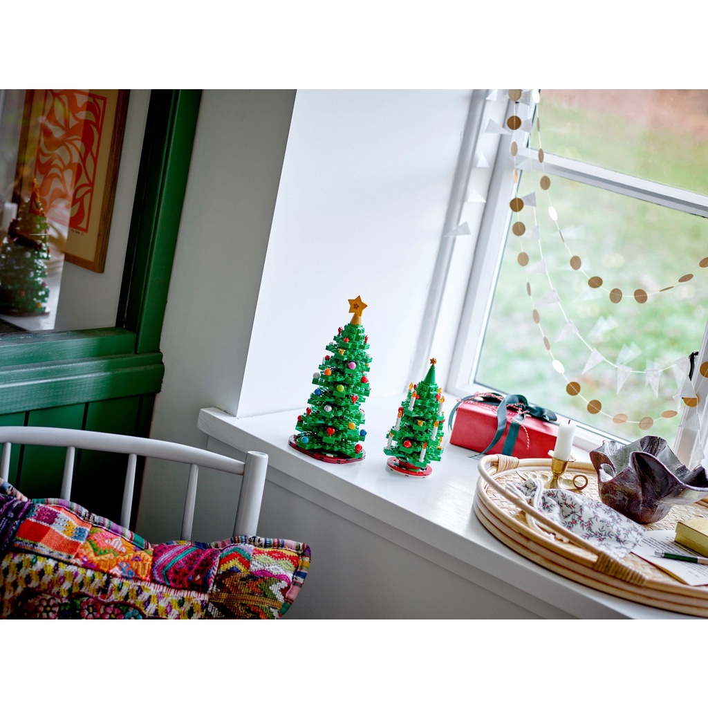 40573  Đồ chơi lắp ráp Iego Seasonal Christmas Tree 2in1 - Đồ chơi xếp hình cây thông 2trong1