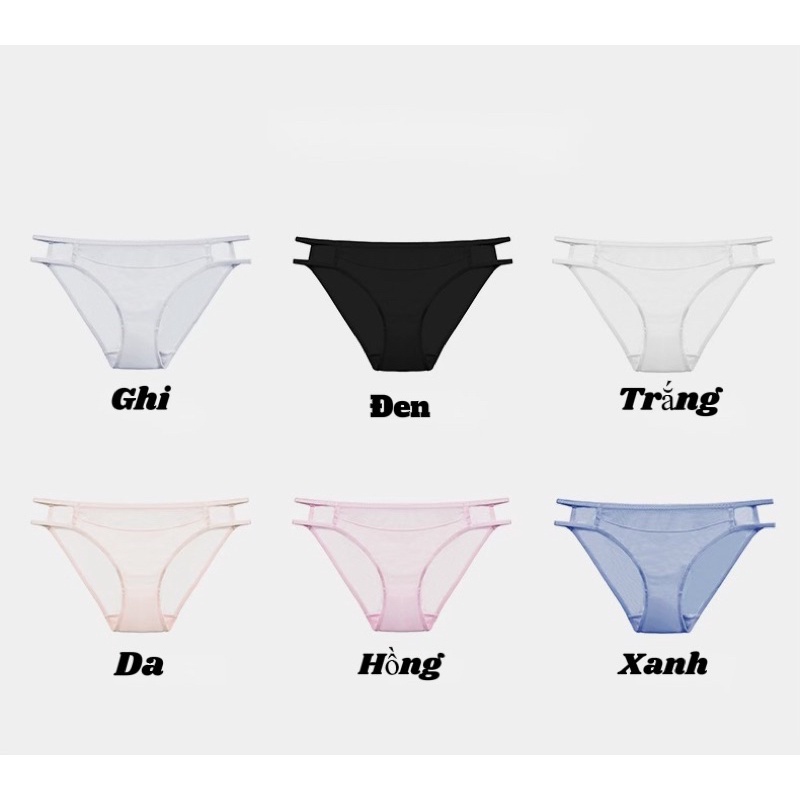 Quần lót thun lạnh phối hông sexy MS18