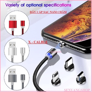 [FreeShip] Cáp sạc nhanh nam châm chuẩn Micro USB cho iOS iPhone Android [Hot] .