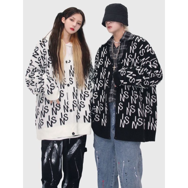 ÁO LEN CARDIGAN HỌA TIẾT CÁ TÍNH