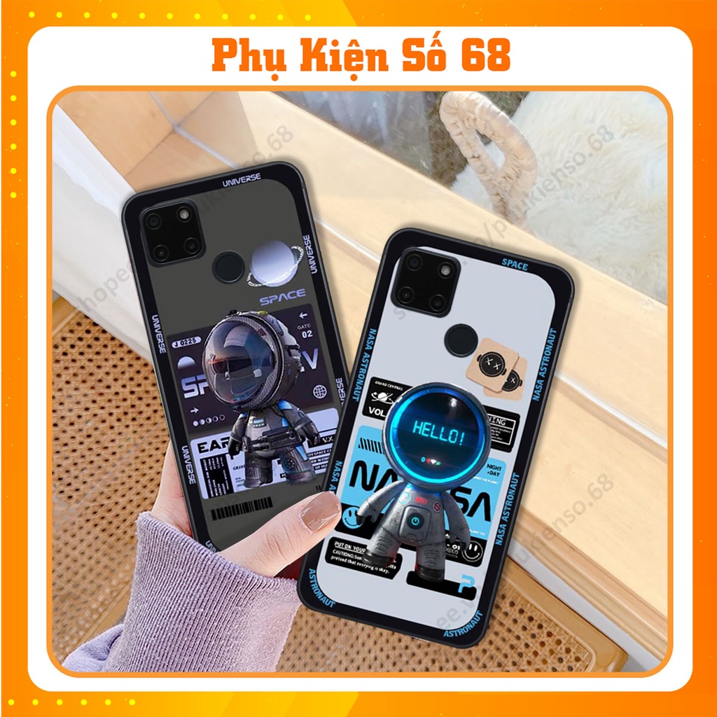 Ốp lưng Realme C20 / C21Y hình người máy, robot nasa đáng yêu dễ thương