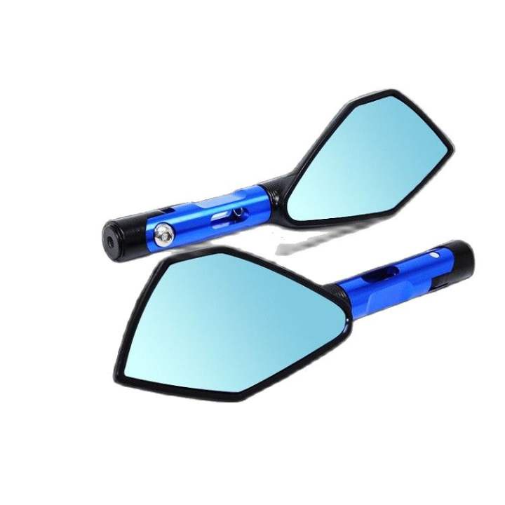 Gương chiếu hậu, kính chiếu hậu Rizoma 5 cạnh mặt kính xanh nano chống chói giá 1 cặp (Fullbox đủ phụ kiện)