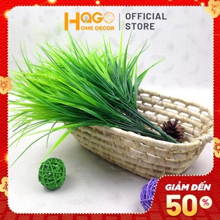 Cây giả, cây lúa non nhựa Cây lúa non nhựa PVC trang trí nhà cửa, sân vườn