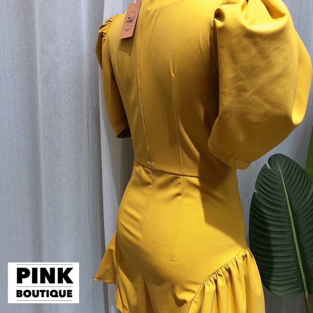 Jumpsuit Quần Váy Tay Bồng Thiết Kế PINKBOUTIQUE