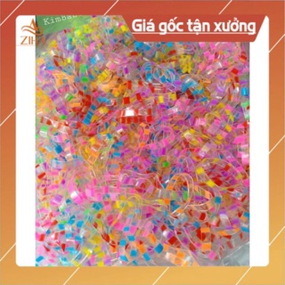Giá sốc 1k- Thun cột tóc siêu dai nhiều màu - Gói nhỏ 1K
