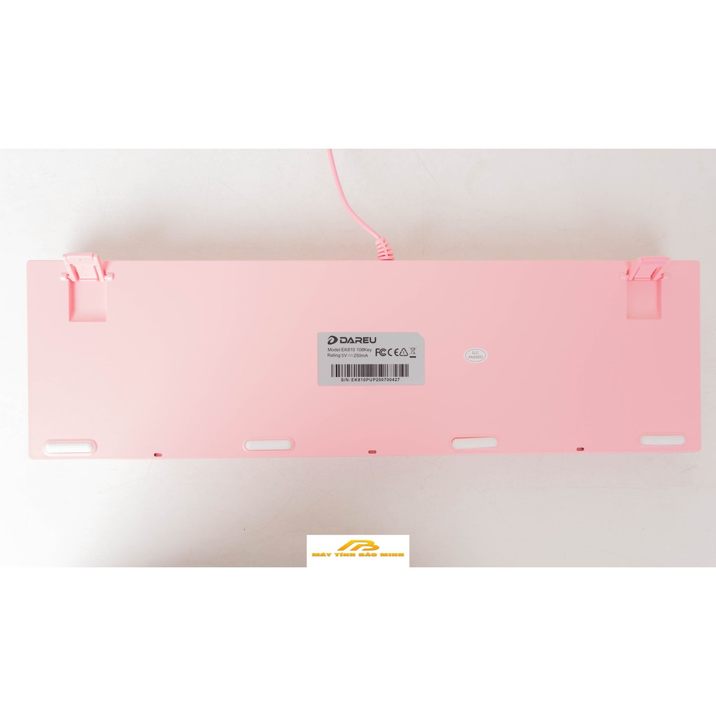 Bàn Phím Cơ Gaming DAREU EK810 Queen Pink (MULTI-LED, Blue/ Brown/ Red D switch) - Chính Hãng
