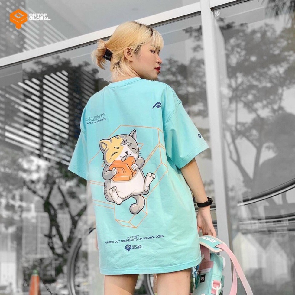 Áo Thun Tay Lỡ Unisex - Áo Thun Nam Nữ Form Rộng MAFDET 2 Màu Siêu Hot - X8 Boutique