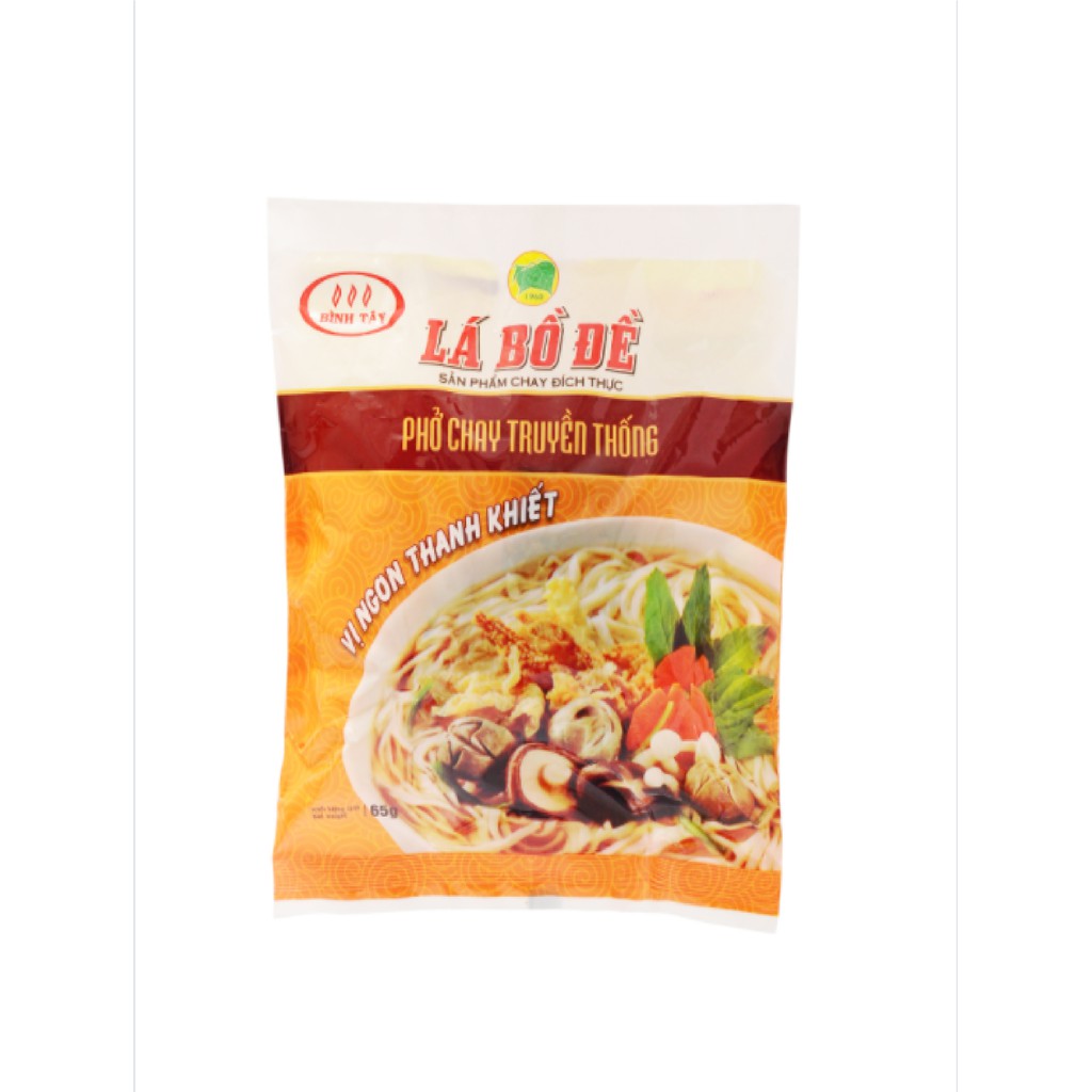 Phở chay truyền thống Lá Bồ Đề  (30 gói/thùng) - Vietnamese Pho Mushroom & Vegetable Flavor