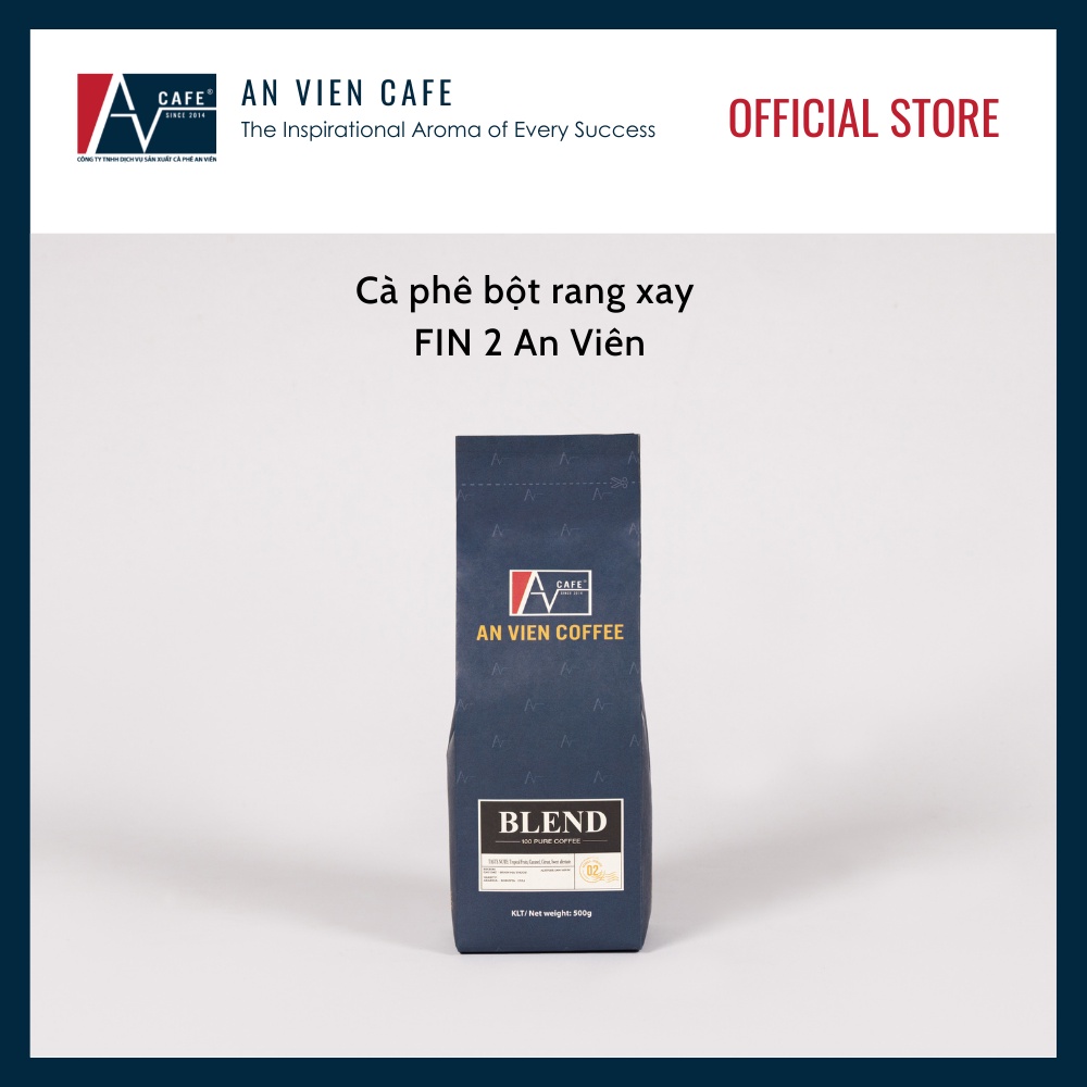 Cà phê rang xay FIN 2| PHA MÁY PHA PHIN ĐỀU NGON (Arabica, Robusta)| anviencafe.com