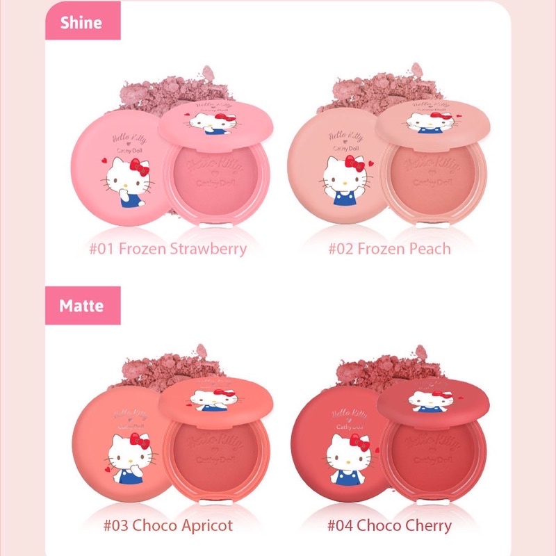 Phấn Má Cathy Doll Hello Kitty Cotton Shine