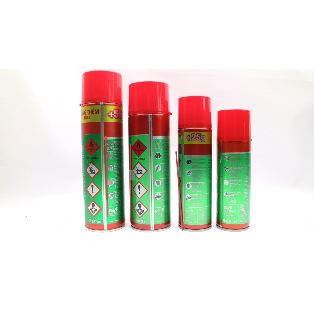 RP7 Chai Xịt Chống Rỉ Sét 150g 175g 300g 350g Lẻ Chai Tiện Dụng