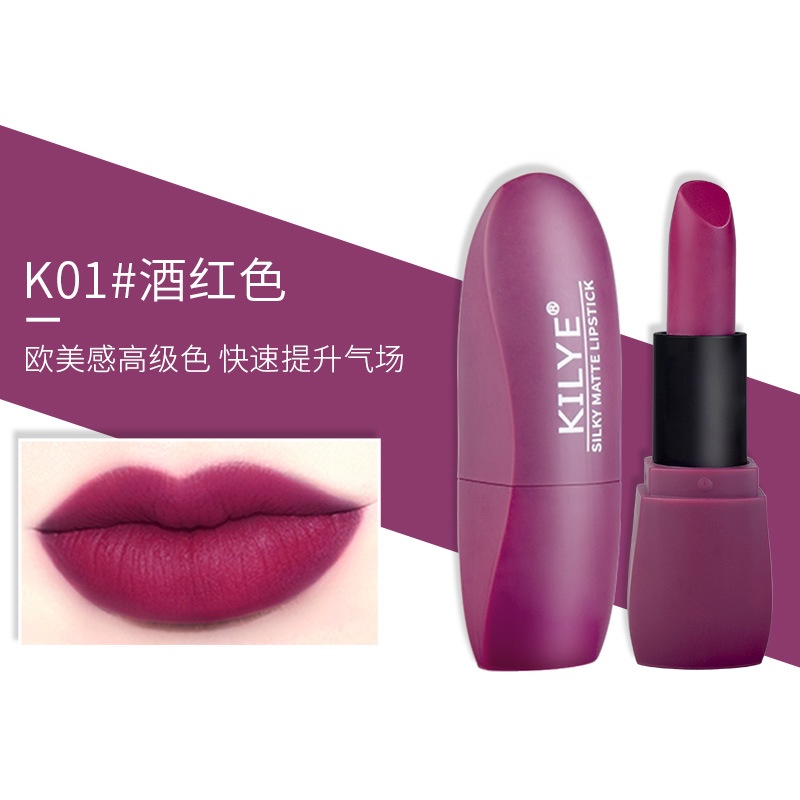 [Hàng mới về] Son lì KILYE dưỡng ẩm màu sắc thời trang