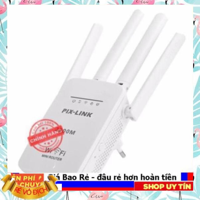 Bộ kích sóng giá rẻ (Xả Kho) Kích sóng pix-link 4 anten WR08 Gía Sỉ=Gía Lẻ