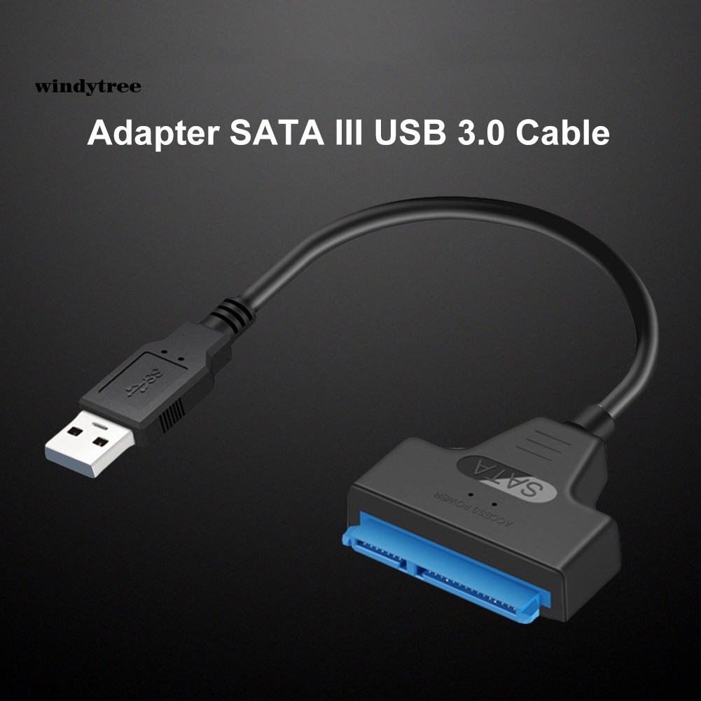 【WDTE】20cm Rapid Type-C/USB 2.0 to SATA Cable Adapter Converter for 2.5 inch HDD/SSD