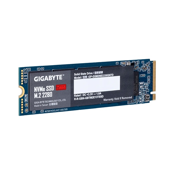 Ổ SSD Gigabyte 256Gb PCIe NVMe™ 3x4 M2-2280