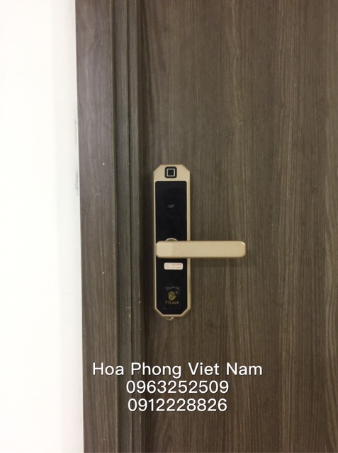 Khoá cửa vân tay thông minh APP TTLock Tiếng việt điều khiển từ xa trên điện thoại, lắp cho Cửa gỗ,Cửa thép,Cổng sắt