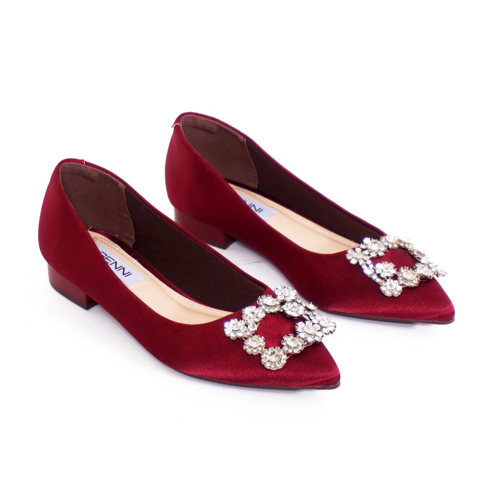 Giày bệt lụa gắn đá GE442 - Genni | BigBuy360 - bigbuy360.vn