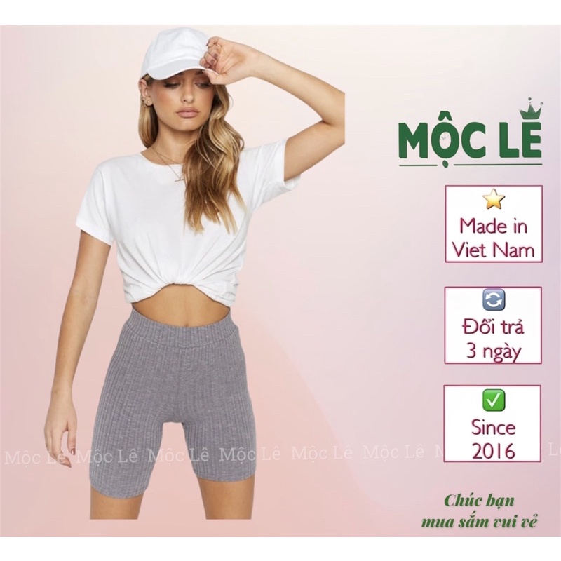 (40-70kg) Quần kẻ sọc thun biker shorts, quần legging, quần ngố f21 vnxk kẻ sọc