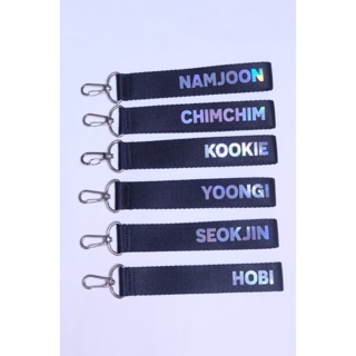 (Có sẵn)  Hologram strap BTS dây đeo móc khoá