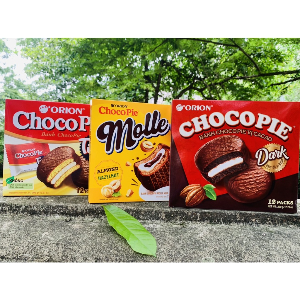 BÁNH CHOCOPIE DARK ORION 360G 12PCS